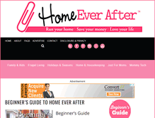 Tablet Screenshot of homeeverafter.com